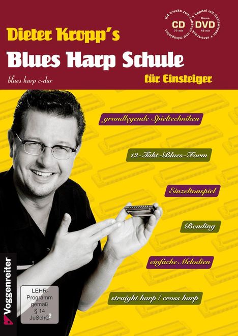 Blues Harp Schule, Noten
