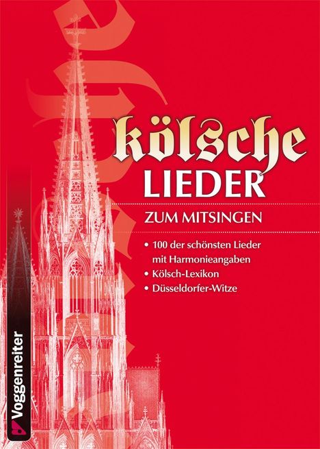Kölsche Lieder zum Mitsingen, Noten