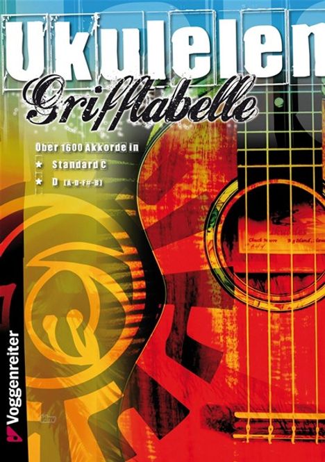 Grifftabelle für Ukulele, Noten