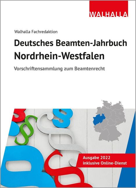 Walhalla Fachredaktion: Deutsches Beamten-Jahrbuch Nordrhein 2022, Buch