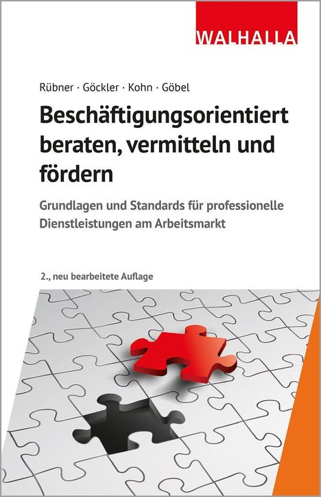 Matthias Rübner: Beschäftigungsorientiert beraten, vermitteln und fördern, Buch