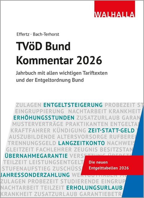 Jörg Effertz: TVöD Bund Kommentar 2026, Buch