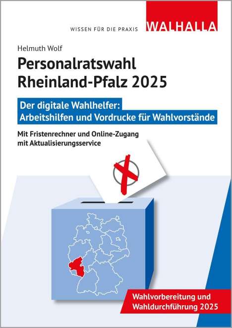 Helmuth Wolf: CD-ROM Personalratswahl Rheinland-Pfalz 2025, CD-ROM