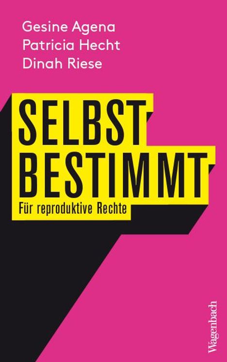 Gesine Agena: Selbstbestimmt, Buch