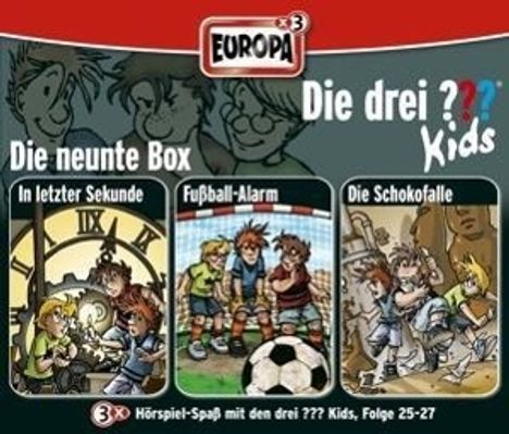 Boris Pfeiffer: Die drei ??? Kids 3er Box - Folgen 25 - 27 (drei Fragezeichen), 3 CDs