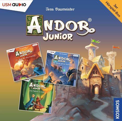Andor Junior Hörbox (Folge 1-3), 3 CDs