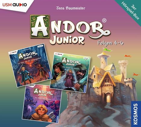 Jens Baumeister: Andor Junior Hörbox Folge 4-6 (3 Audio-CDs), 3 CDs