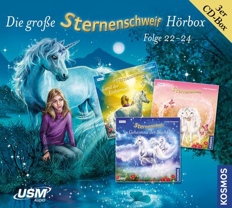 Die große Sternenschweif Hörbox Folge 22-24 (3 Audio-CDs), 3 CDs