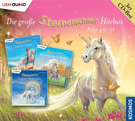 Linda Chapman: Die große Sternenschweif Hörbox Folgen 49-51 (3 Audio CDs), 3 CDs