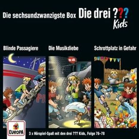 Die drei ??? Kids 3er Box (Folgen 76-78), 3 CDs