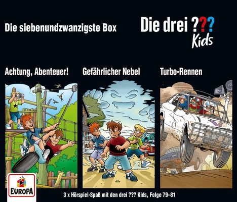 Die drei ??? Kids 3er Box 27 - Folgen 79-81, 3 CDs