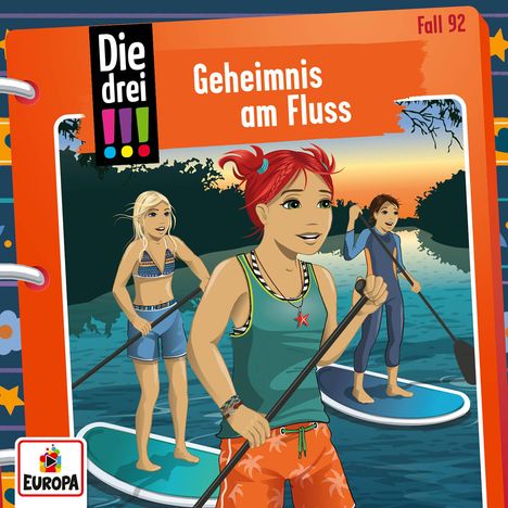 Kirsten Vogel: Die drei !!! 92: Geheimnis am Fluss, CD