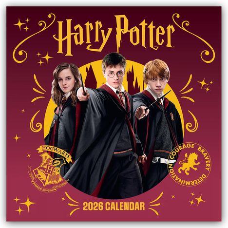 Danilo Promotion Ltd: Harry Potter - Offizieller Kalender 2026 - Wandkalender, Kalender