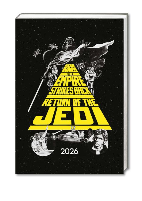 Danilo Promotion Ltd: Star Wars - A5-Tischkalender 2026, Kalender