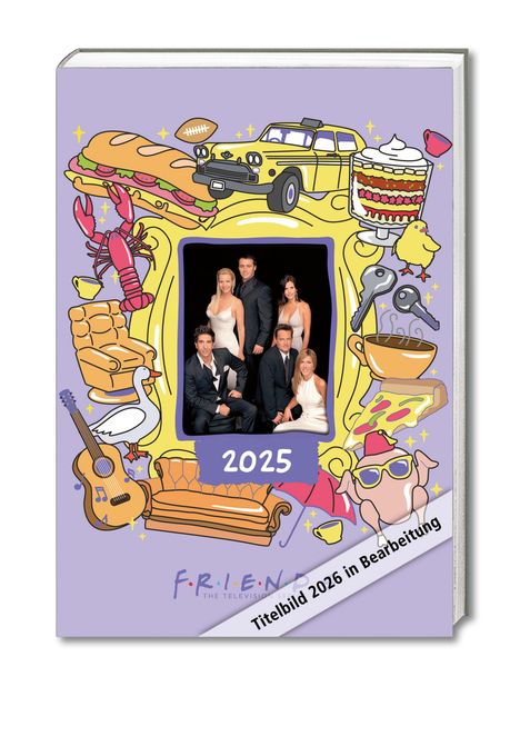 Danilo Promotion Ltd: Friends - A5-Tischkalender 2026, Kalender