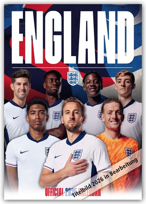 Danilo: England Men's Football - Englische Fußball-Nationalmannschaft 2026 - A3-Posterkalender, Kalender