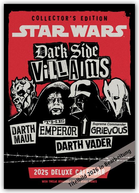 Danilo Promotion Ltd: Star Wars A3-Deluxe Kalender 2026 - Collectors Edition Wandkalender, Kalender