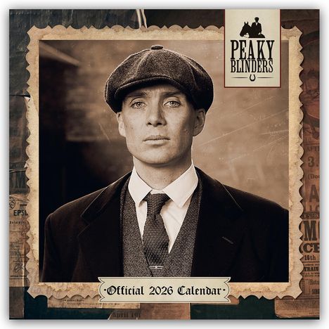 Danilo Promotion Ltd: Peaky Blinders 2026 - Wandkalender, Kalender