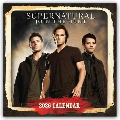 Danilo Promotion Ltd: Supernatural - Zur Hölle mit dem Bösen - Kalender 2026, Kalender