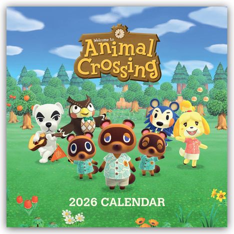 Nintendo - Animal Crossing 2026 - Wandkalender, Kalender