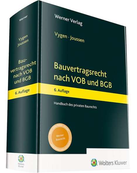 Klaus Vygen: Bauvertragsrecht nach VOB und BGB, Buch