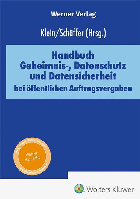 Handbuch Geheimnis-, Datenschutz und Datensicherheit bei öffentlichen Auftragsvergaben, Buch