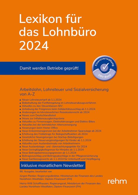 Lexikon für das Lohnbüro 2024, Buch