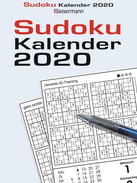 Eberhard Krüger: Sudokukalender 2020 Abreißkalender, Diverse