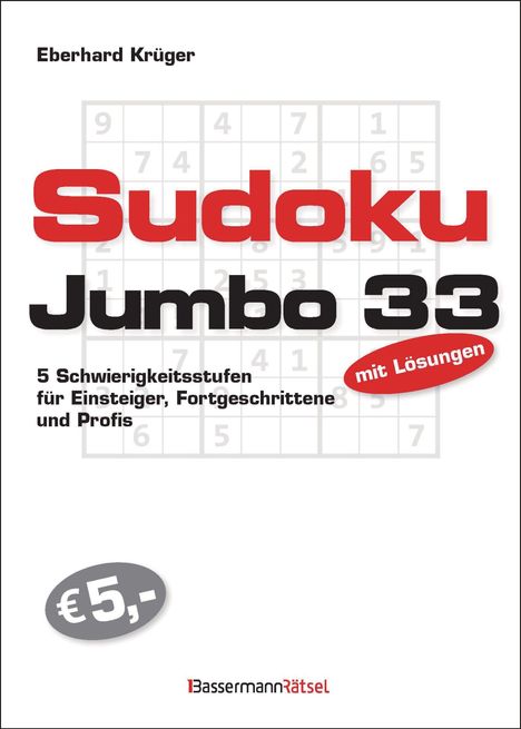 Eberhard Krüger: Krüger, E: Sudokujumbo 33, Buch