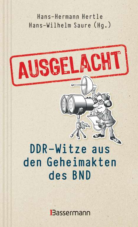 Ausgelacht: DDR-Witze aus den Geheimakten des BND. Kein Witz! Gab´s wirklich!, Buch