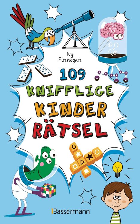 Ivy Finnegan: 109 knifflige Kinderrätsel. Ab 8 Jahren, Buch