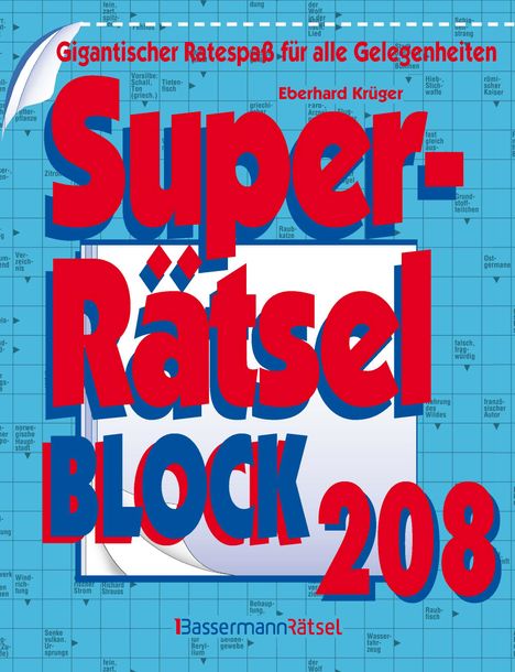 Eberhard Krüger: Krüger, E: Superrätselblock 208, Buch