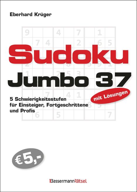 Eberhard Krüger: Sudokujumbo 37, Buch