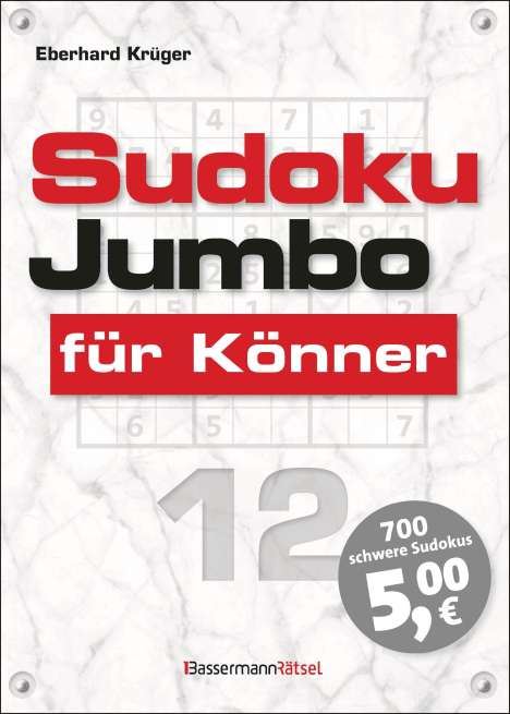 Eberhard Krüger: Sudokujumbo für Könner 12, Buch
