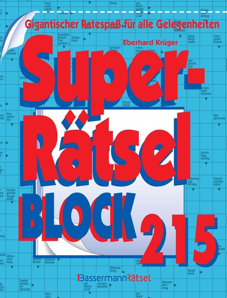 Eberhard Krüger: Superrätselblock 215, Buch