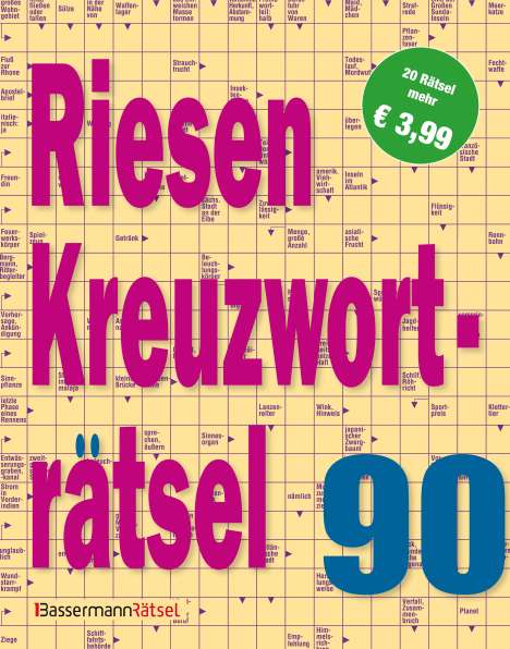 Eberhard Krüger: Krüger, E: Riesen-Kreuzworträtsel 90 (5 Exemplare à 2,99 EUR, Buch