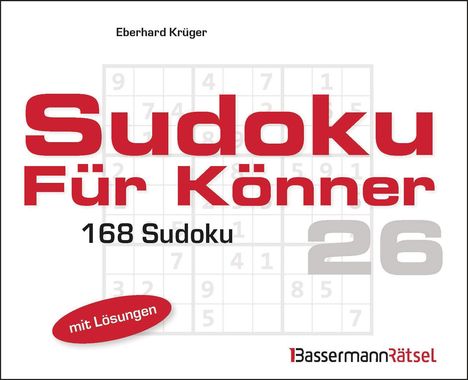 Eberhard Krüger: Sudoku für Könner 26 (5 Exemplare à 2,99 EUR), Buch