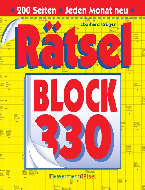 Eberhard Krüger: Rätselblock 330 (5 Exemplare à 2,99 EUR), Buch