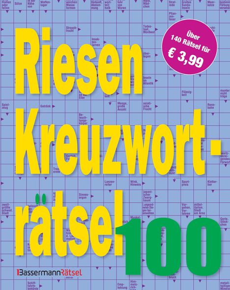 Eberhard Krüger: Riesen-Kreuzworträtsel 100 (5 Exemplare à 3,99 EUR), Buch