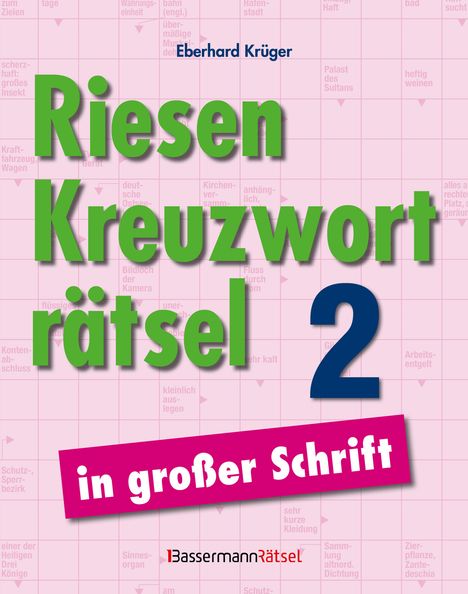 Eberhard Krüger: Riesen-Kreuzworträtsel in großer Schrift 2 (5 Exemplare à 3,99 EUR), Buch