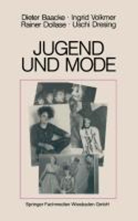 Dieter Baacke: Jugend und Mode, Buch