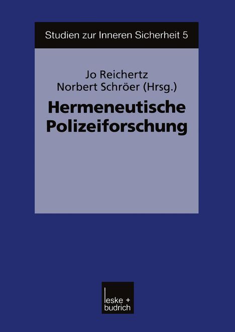 Hermeneutische Polizeiforschung, Buch