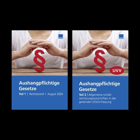 Aushangpflichtige Gesetze und Allgemeine Unfallverhütungsvorschriften zum Aushängen (2 Bände), Buch