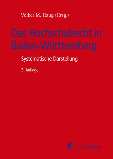Das Hochschulrecht in Baden-Württemberg, Buch