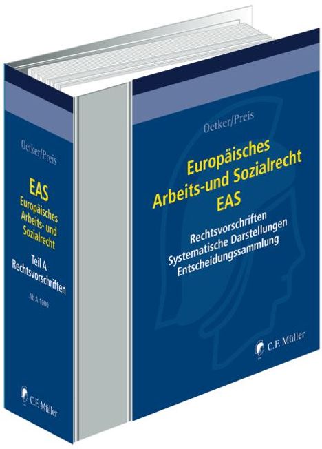 Hartmut Oetker: Europäisches Arbeits- und Sozialr./ 17 Ordner, Buch
