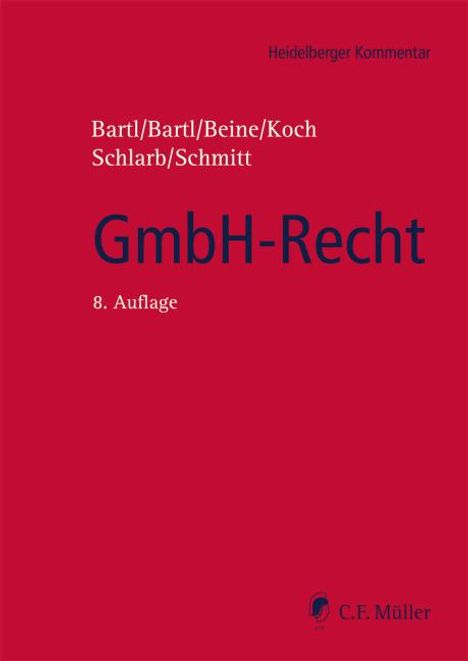 Harald Bartl: GmbH-Recht, Buch