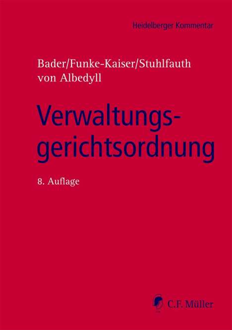 Bader: Bader: Verwaltungsgerichtsordnung, Buch
