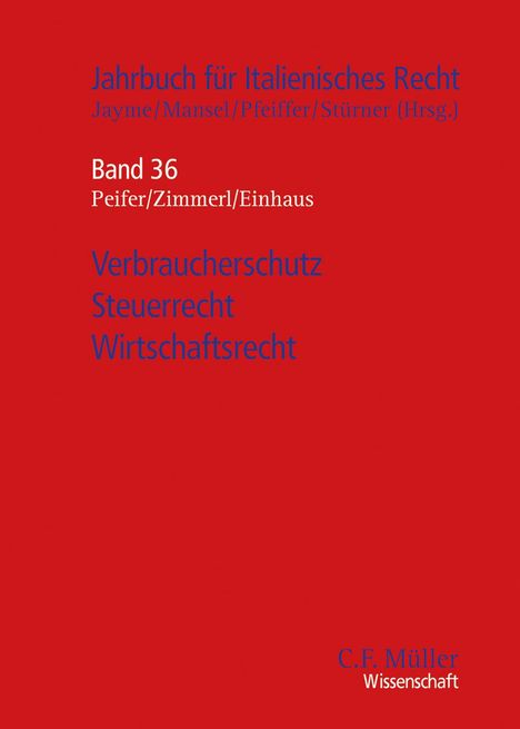 Verbraucherschutz - Steuerrecht - Wirtschaftsrecht, Buch