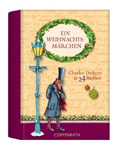 Charles Dickens: Ein Weihnachtsmärchen, 24 Büchlein in Box, Diverse
