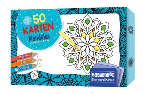 50 Karten zum Ausmalen - Mandalas, Buch